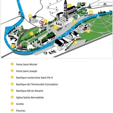 公寓 Bigorra Centre Le Sanctuaire La Grotte , Parking 卢德