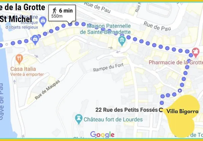 アパート Bigorra Centre Le Sanctuaire La Grotte , Parking